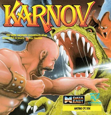 Karnov (UK) (1988) box cover front